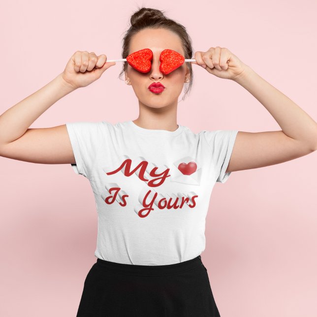 T-shirt Mon Coeur Est Votre Saint Valentin (Créateur téléchargé)