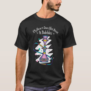 T-shirt Mon Coeur Ne Le Bat Pas Bubbles Shisha Hookah Sm