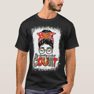T-shirt Mon coeur sur cette cour Fête des Mères Leopard By