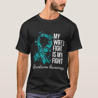 T-shirt Mon combat de femmes est ma lutte Scleroderma sens