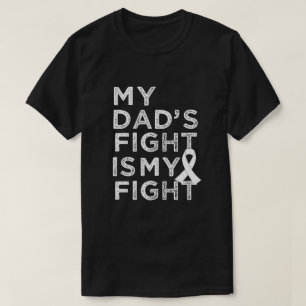 T-shirt Mon combat de papas est mon combattant - chemise