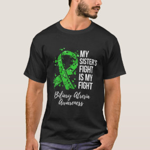 T-shirt Mon combat de Soeur est mon combat Biliaire Atresi