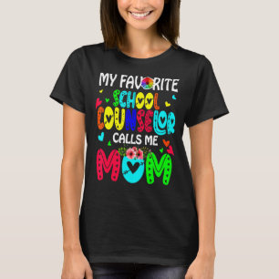 T-shirt Mon Conseiller Scolaire Préféré M'Appelle Maman Cu