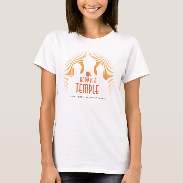 T-shirt Mon corps est un temple 2 (Devant)