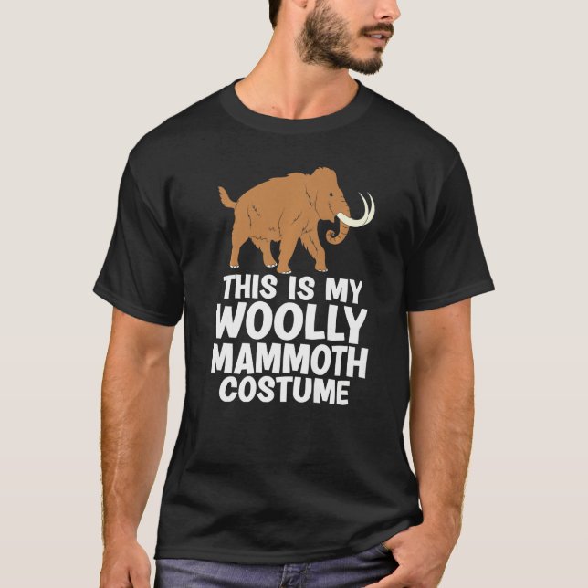 T-shirt Mon costume de mammouth laineux Préhistat animal d (Devant)