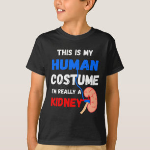 T-shirt Mon costume humain Je suis vraiment une maladie du