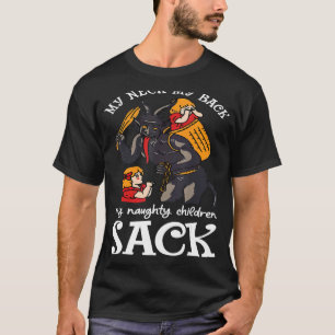 T-shirt Mon Cou Mon Dos Mes Enfants Fils Sack Krampus S