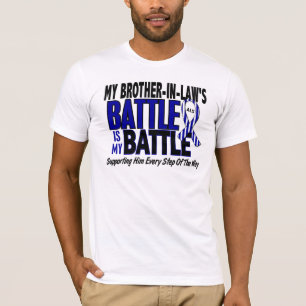 T-shirt Mon de bataille beau-frère de SAL trop