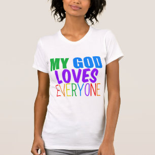 T-shirt Mon Dieu aime tout le monde