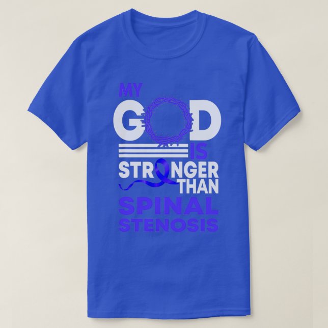 T-shirt Mon Dieu Est Plus Fort Que La Moelle (Design devant)