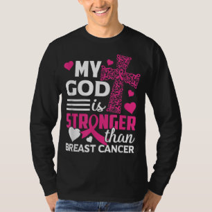 T-shirt Mon Dieu Est Plus Fort Que La Sensibilisation Au C