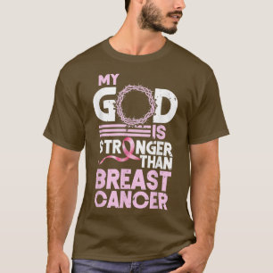T-shirt Mon Dieu Est Plus Fort Que L'Av De Sensibilisation
