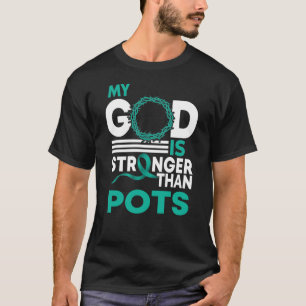 T-shirt Mon Dieu est plus fort que le ruban de sensibilisa