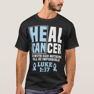 T-shirt Mon Dieu est plus fort que le survivant du cancer 