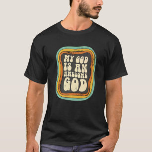 T-shirt Mon Dieu Est Un Dieu Génial, Croyant Christian Jés