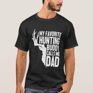 T-shirt Mon Épouse De Chasse Favorite M'Appelle Papa, Chas