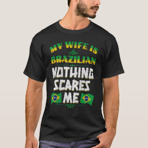 T-Shirt Mon Épouse Est Brésilienne Brésil Patrimoi