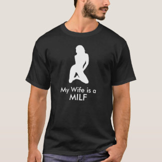 T-shirt Mon épouse est un MILF