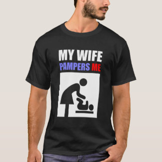 T-shirt Mon épouse Pampers je