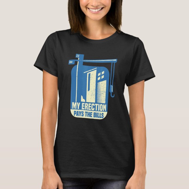 T-shirt Mon Érection Paie Les Nomenclatures Exploitant De  (Devant)