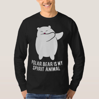 T-shirt Mon Esprit Animal Polaire Ours Mélange Ours Polair