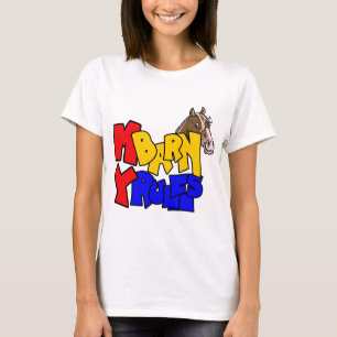 T-shirt Mon étable Mes règles Cheval 2