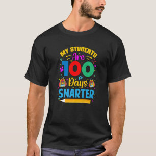 T-shirt Mon Étudiant Est 100 Jours Plus Intelligent 100 Jo