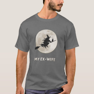T-shirt Mon ex-femme est une sorcière, un divorce amer