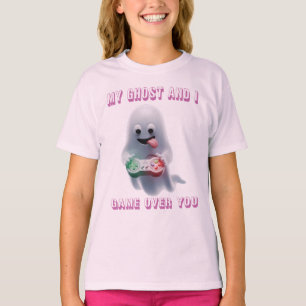 T-shirt Mon Fantôme et Moi - Fantôme de Joueur Drôle et Ef
