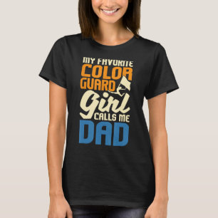 T-shirt Mon Favori Color Guard Girl m'appelle Papa - March