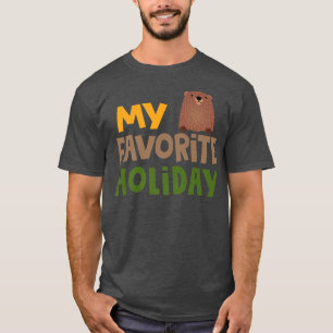 T-shirt Mon Favori Jour de Fête de la Marmotte Jour 2022