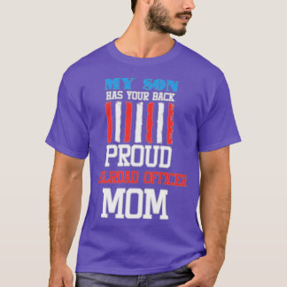 T-shirt Mon Fils A Ton Dos Fier Agent De Chemin De Fer Mam