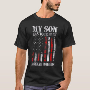 T-shirt Mon Fils A Ton Dos Fier Air Forge Maman