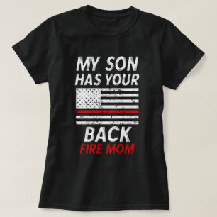 T-shirt Mon fils a votre cadeau arrière de maman de