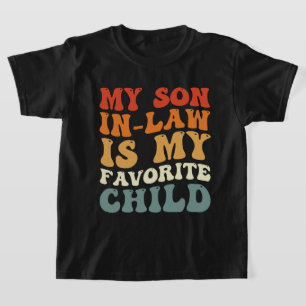 T-shirt Mon Fils En Droit Est Ma Famille D'Enfants Préféré