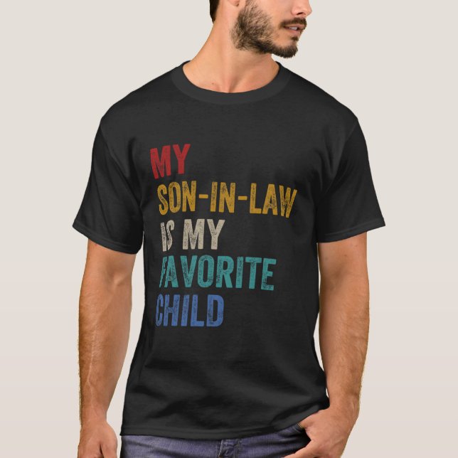 T-shirt Mon Fils En Droit Est Ma Famille D'Enfants Préféré (Devant)