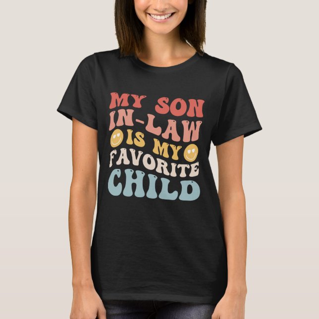 T-shirt Mon Fils En Droit Est Ma Famille Favorite Enfant D (Devant)