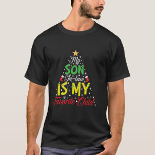 T-shirt Mon Fils En Droit Est Mon Arbre De Noël Enfant Pré