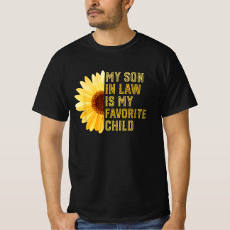 T-shirt Mon Fils En Droit Est Mon Enfant Favori Funny Tour