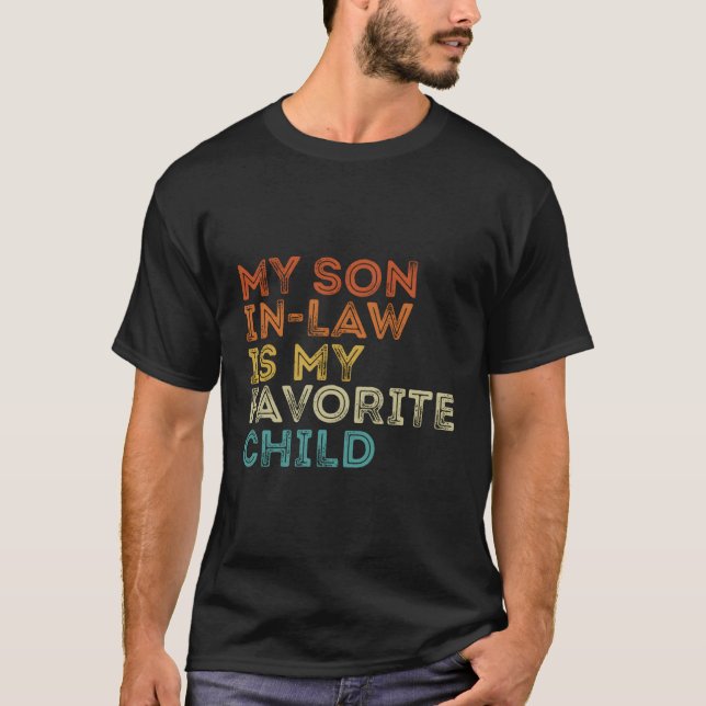 T-shirt Mon Fils En Droit Est Mon Enfant Préféré (Devant)