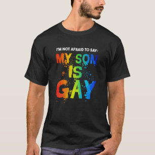 T-shirt Mon fils est le mois Gay pride LGBT LGBTQ Maman