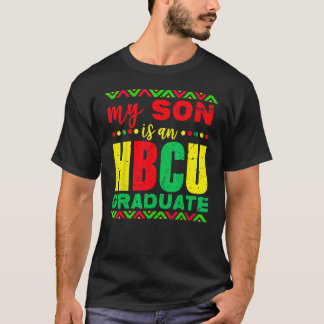 T-shirt Mon fils est un diplômé HBCU Historique noir Colle
