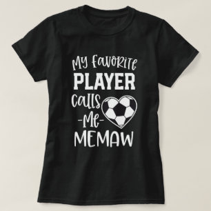 T-shirt Mon footballeur préféré m'appelle cadeau de Mem