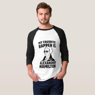 T-SHIRT MON FRAPPEUR PRÉFÉRÉ EST ALEXANDER HAMILTON