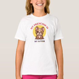 T-shirt Mon Frenchie est mon sauveur Mignon Meme de Bouled