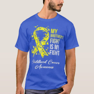 T-shirt Mon Frère combat est ma lutte contre le cancer de 