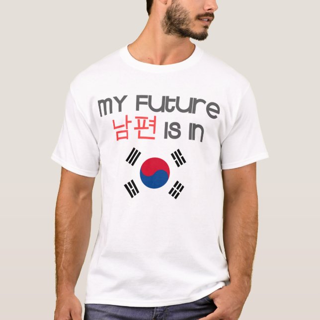 T-shirt Mon futur nampyeon est dans (le drapeau (Devant)
