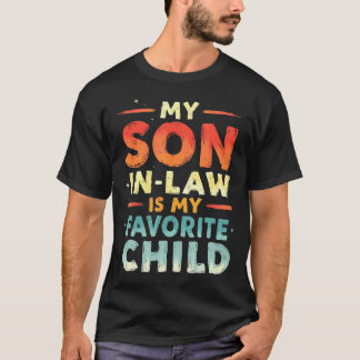 T-shirt Mon gendre est mon enfant préféré Design Rétro