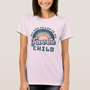 T-shirt Mon gendre est mon enfant préféré Famille drôle