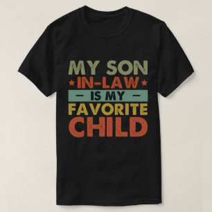 T-shirt Mon gendre est mon enfant préféré Famille Groovy
